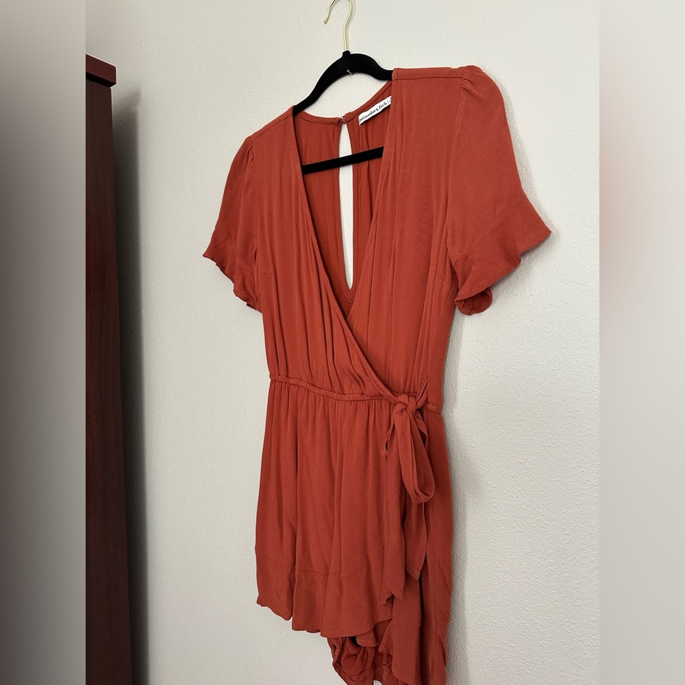 ROMPER WRAP AROUND DRESS - Picture 4 of 7